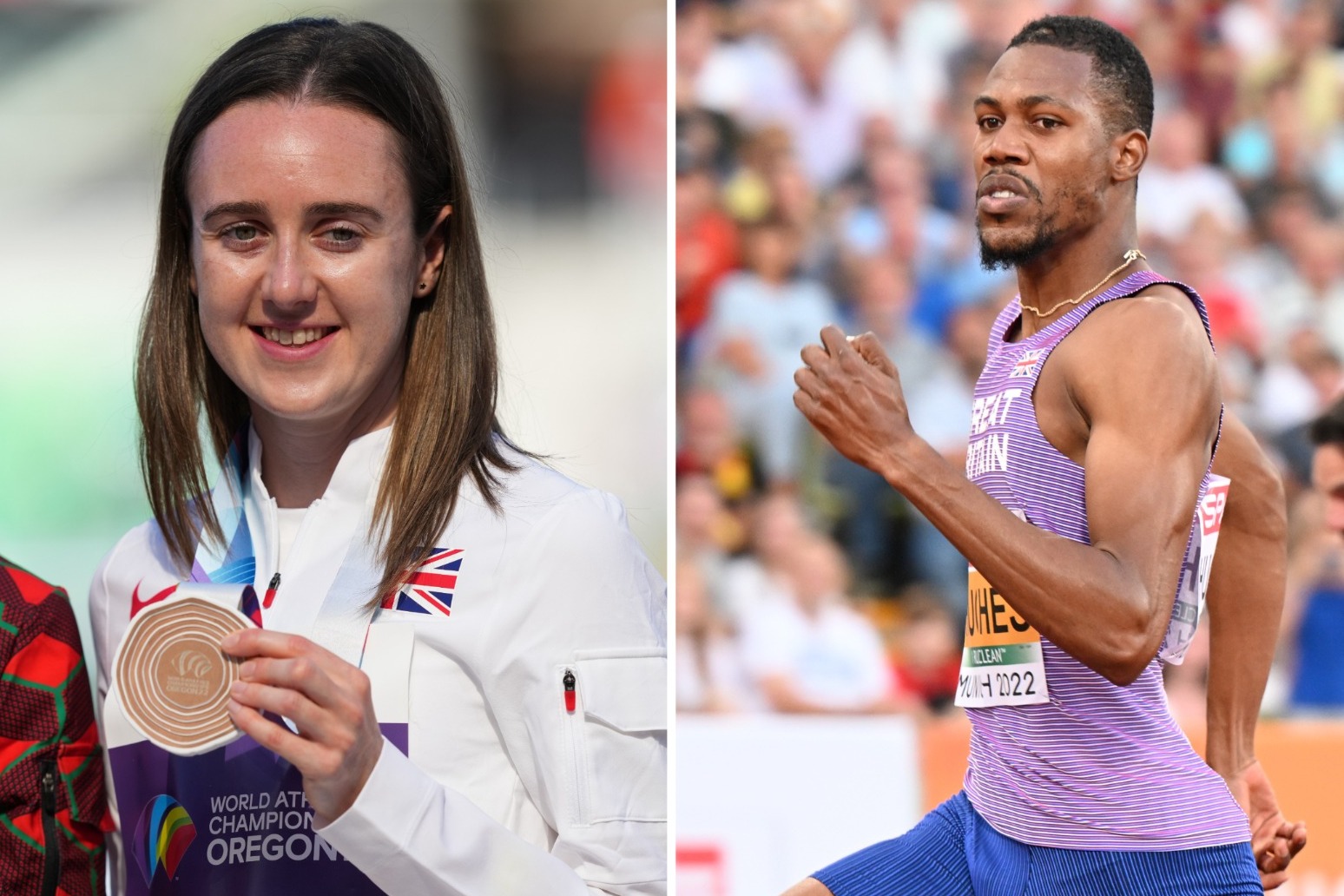 Great Britain\'s Laura Muir and Zharnel Hughes strike gold at European Championships in Munich 